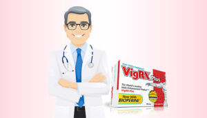 Doctor with Vigrx product